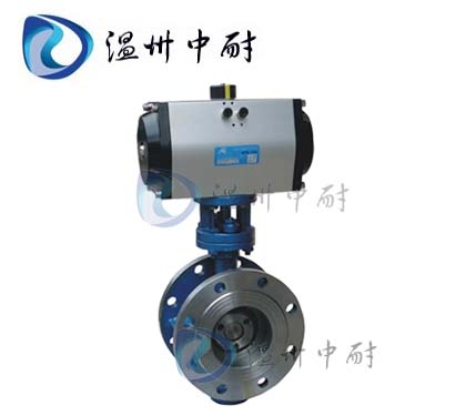 D643H法蘭式金屬硬密封氣動(dòng)蝶閥